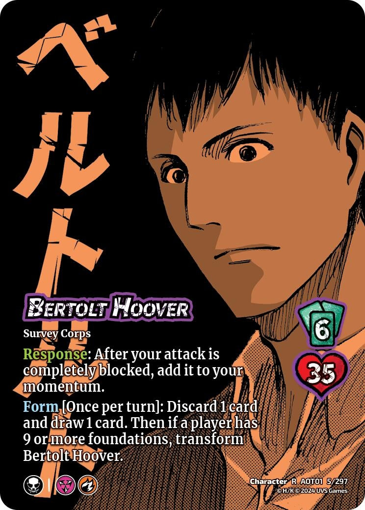 Image for Bertolt Hoover // Bertolt, Colossus Titan (5/297) (AOT1) - UniVersus