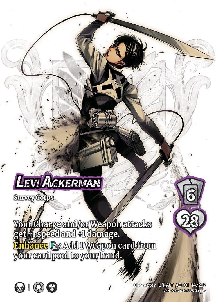 Image for Levi Ackerman (Alternate Art) (14/297) (AOT1) - UniVersus