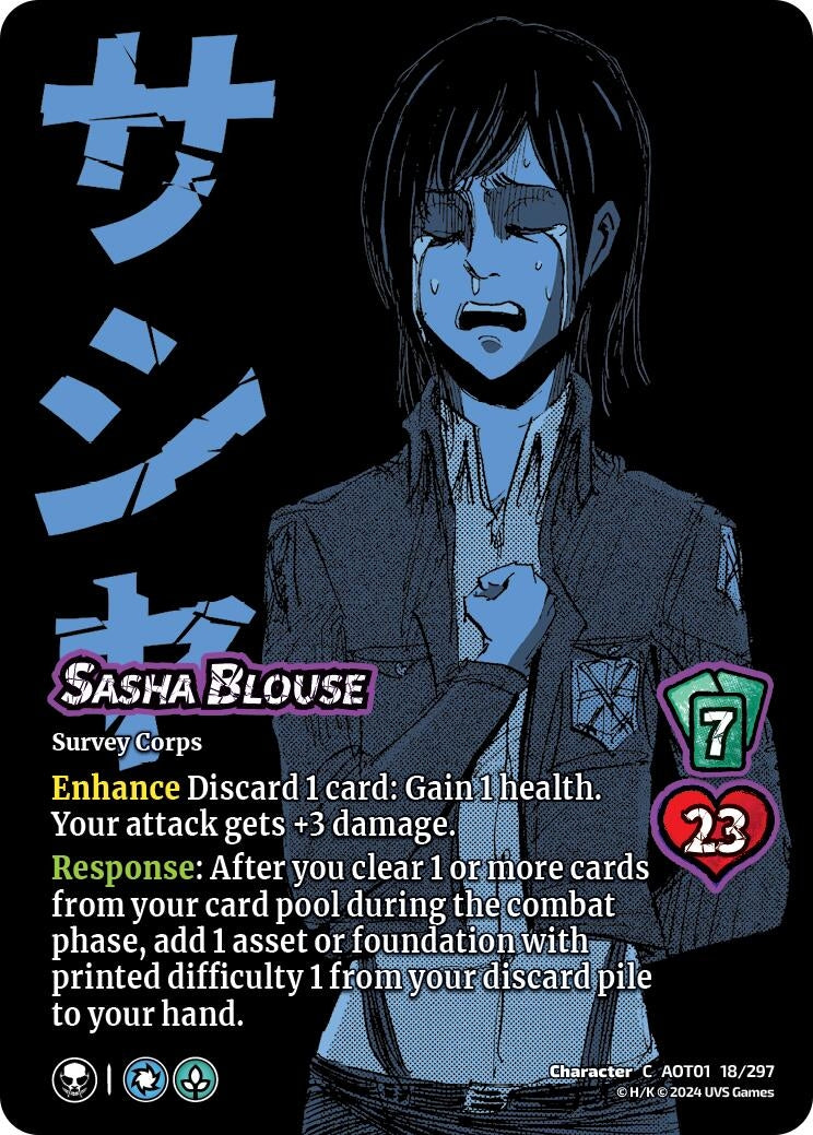 Image for Sasha Blouse (18/297) (AOT1) - UniVersus