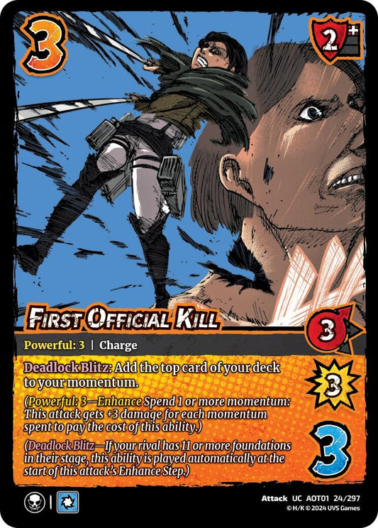 Image for First Official Kill (24/297) (AOT1) - UniVersus