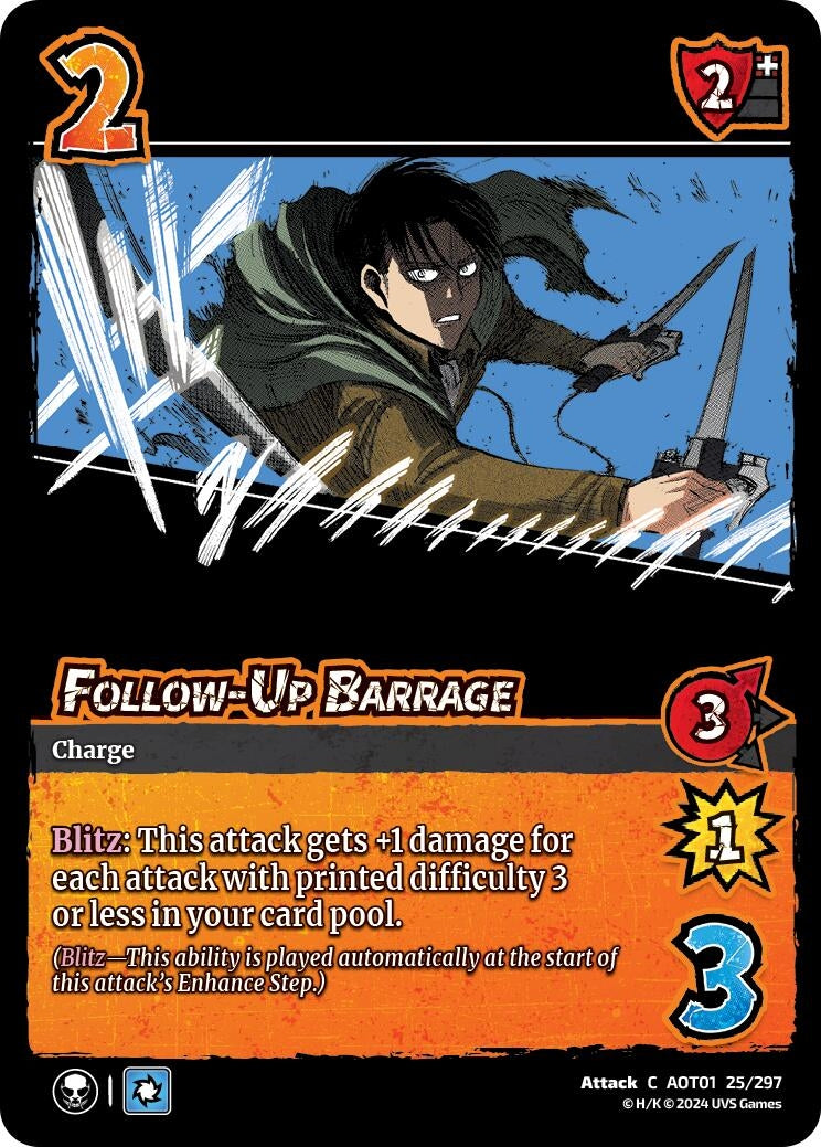 Image for Follow-Up Barrage (25/297) (AOT1) - UniVersus