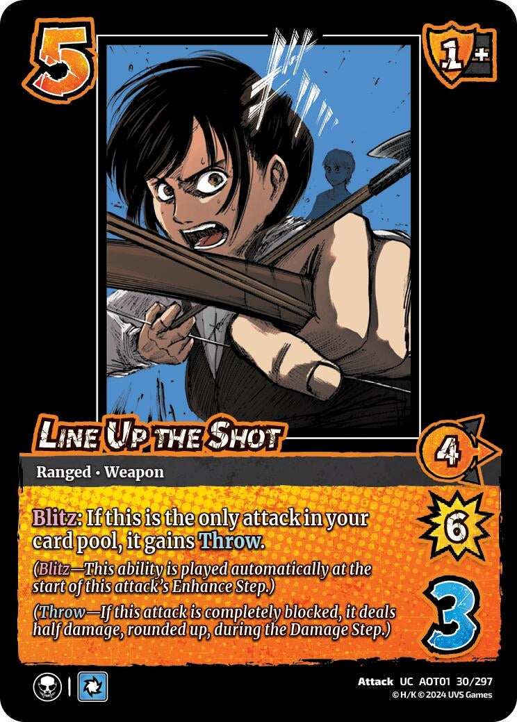 Image for Line Up the Shot (30/297) (AOT1) - UniVersus