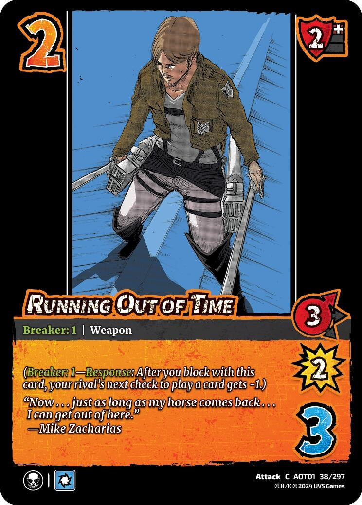 Image for Running Out of Time (38/297) (AOT1) - UniVersus