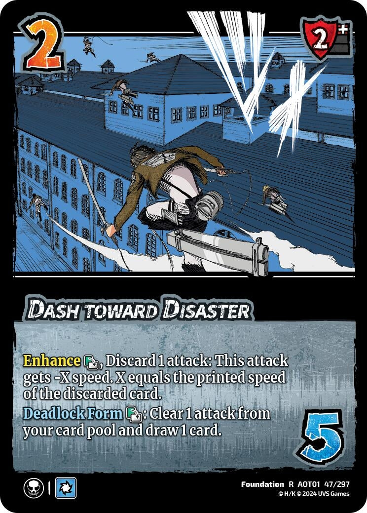 Image for Dash toward Disaster (47/297) (AOT1) - UniVersus