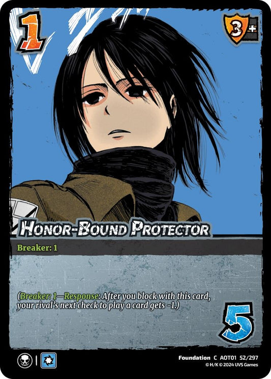 Image for Honor-Bound Protector (52/297) (AOT1) - UniVersus