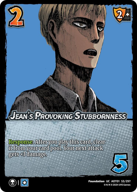 Image for Jean's Provoking Stubbornness (53/297) (AOT1) - UniVersus