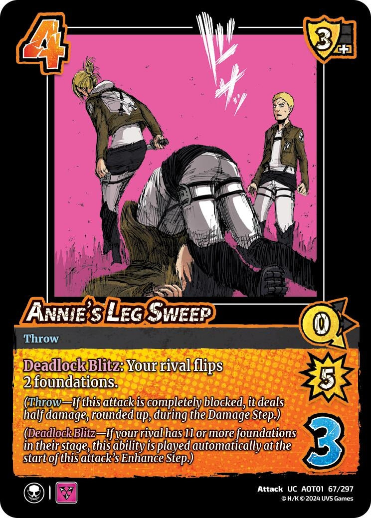 Image for Annie's Leg Sweep (67/297) (AOT1) - UniVersus