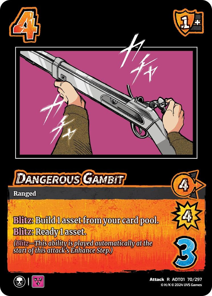 Image for Dangerous Gambit (70/297) (AOT1) - UniVersus