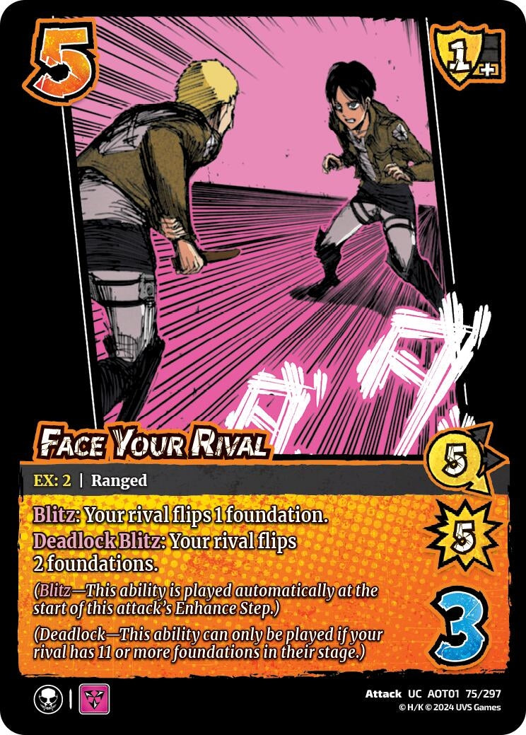 Image for Face Your Rival (75/297) (AOT1) - UniVersus