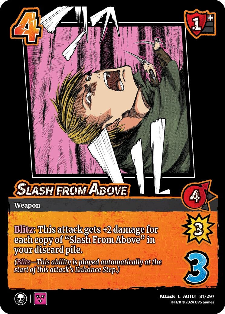 Image for Slash from Above (81/297) (AOT1) - UniVersus