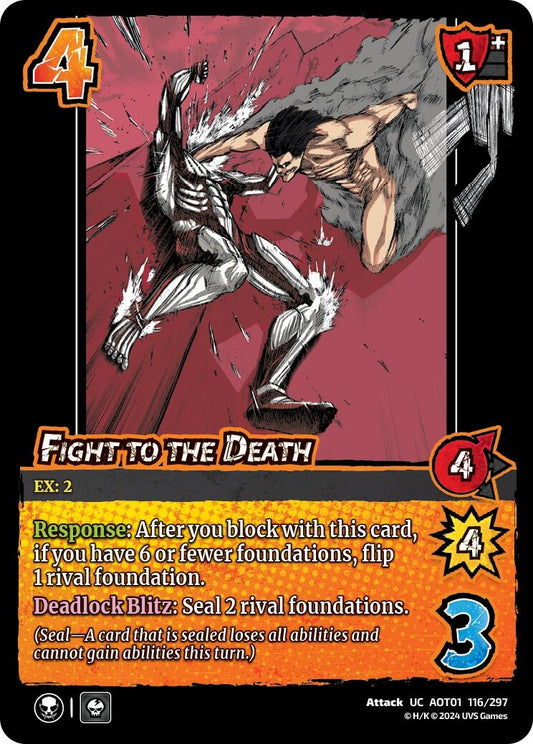 Image for Fight to the Death (116/297) (AOT1) - UniVersus