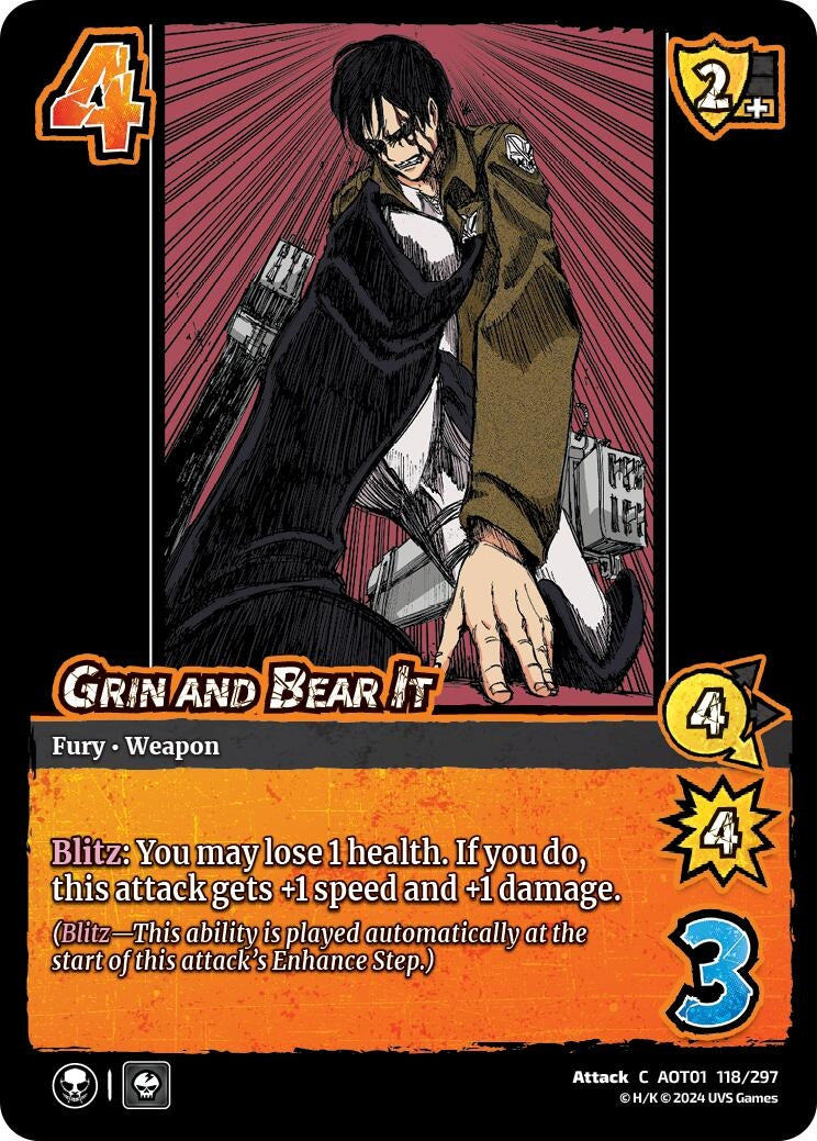 Image for Grin and Bear It (118/297) (AOT1) - UniVersus