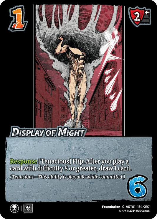 Image for Display of Might (134/297) (AOT1) - UniVersus