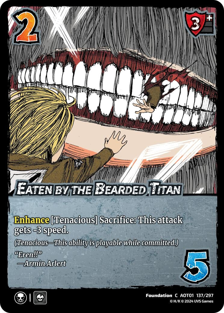 Image for Eaten by the Bearded Titan (137/297) (AOT1) - UniVersus