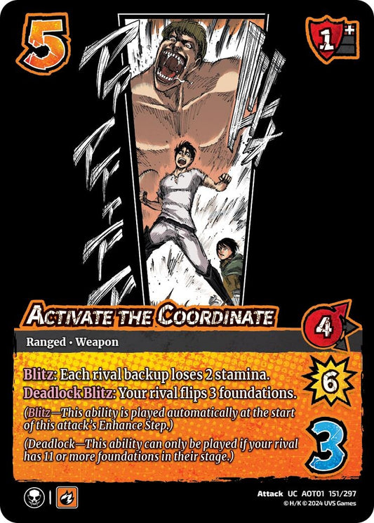 Image for Activate the Coordinate (151/297) (AOT1) - UniVersus