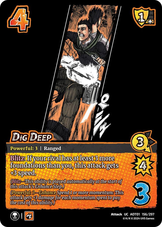 Image for Dig Deep (156/297) (AOT1) - UniVersus