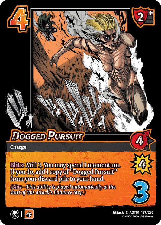 Image for Dogged Pursuit (157/297) (AOT1) - UniVersus