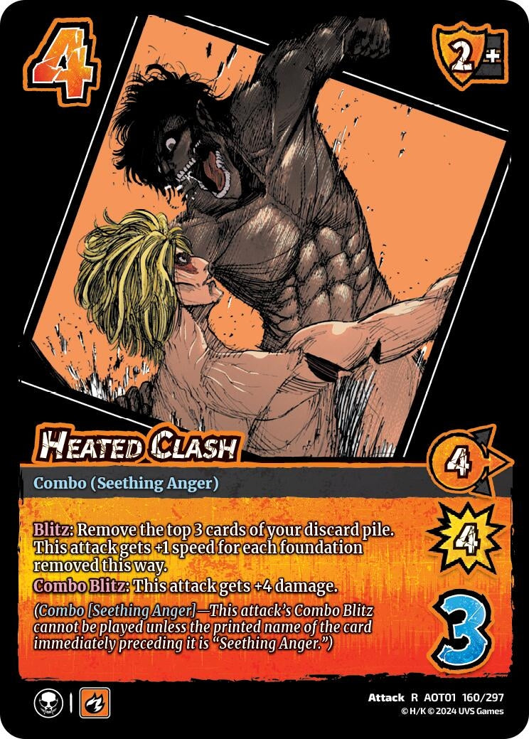 Image for Heated Clash (160/297) (AOT1) - UniVersus