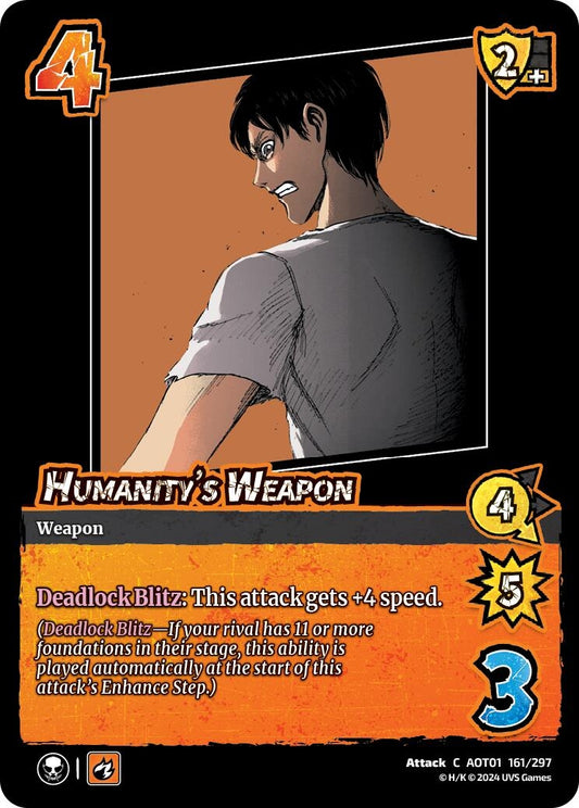 Image for Humanity's Weapon (161/297) (AOT1) - UniVersus