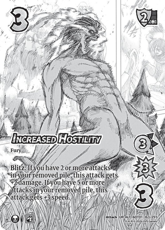 Image for Increased Hostility (Alternate Art) (163/297) (AOT1) - UniVersus