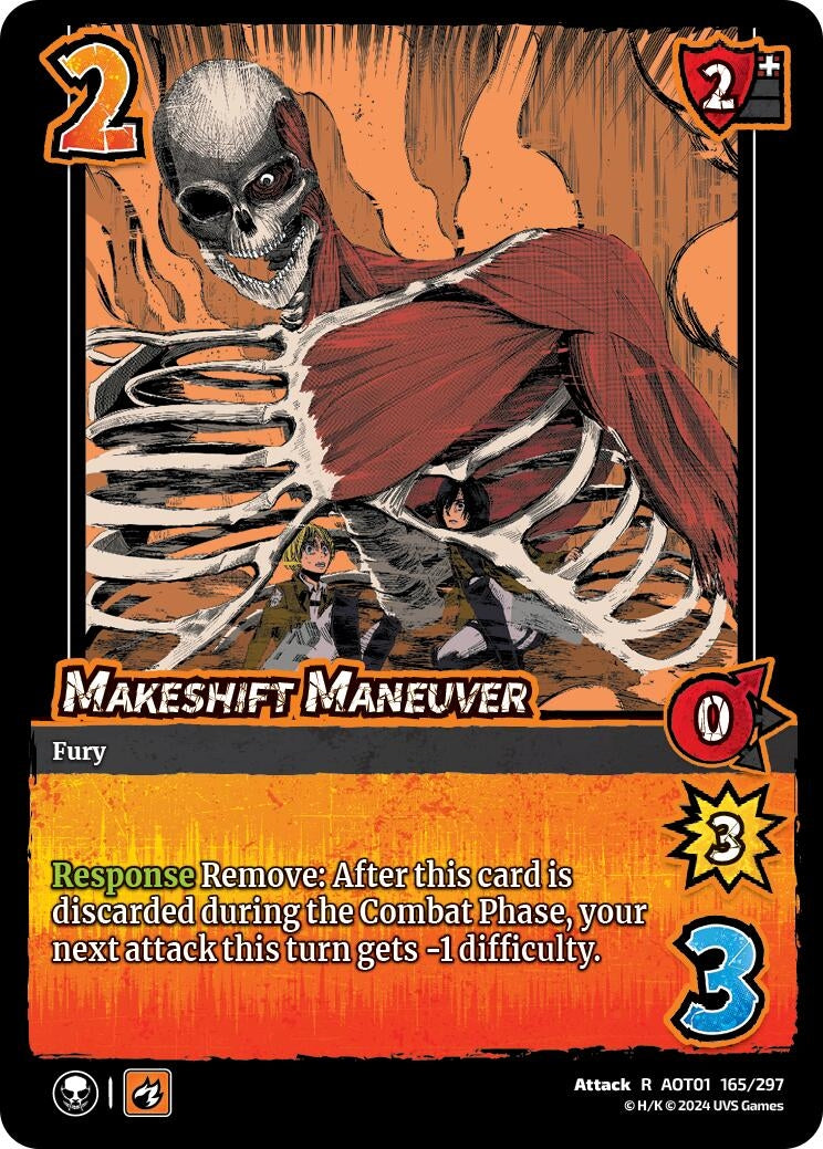 Image for Makeshift Maneuver (165/297) (AOT1) - UniVersus
