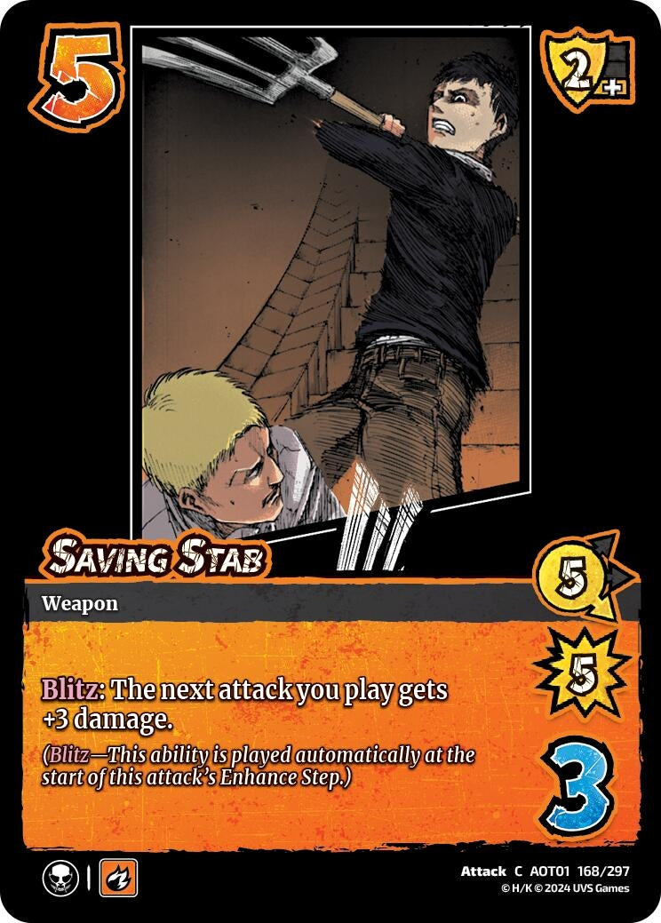 Image for Saving Stab (168/297) (AOT1) - UniVersus