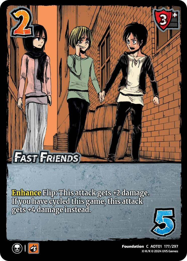 Image for Fast Friends (177/297) (AOT1) - UniVersus