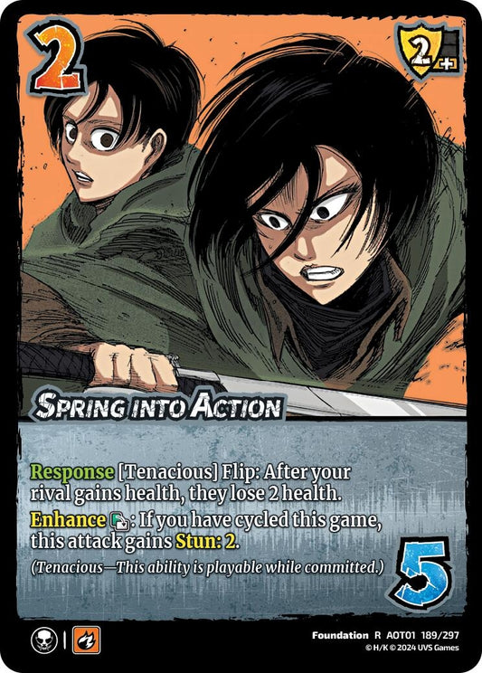Image for Spring into Action (189/297) (AOT1) - UniVersus