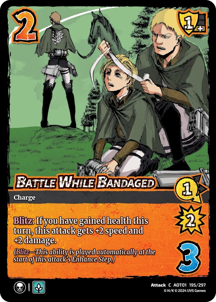 Image for Battle While Bandaged (195/297) (AOT1) - UniVersus