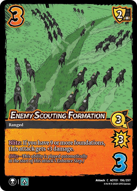 Image for Enemy Scouting Formation (196/297) (AOT1) - UniVersus