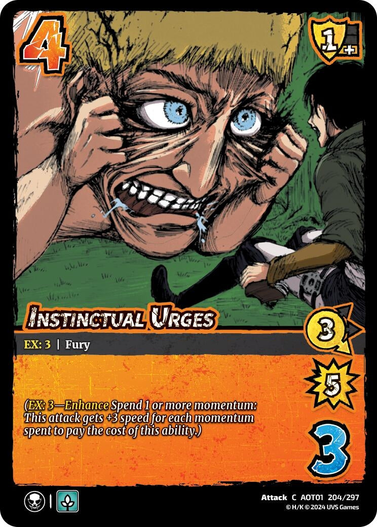 Image for Instinctual Urges (204/297) (AOT1) - UniVersus