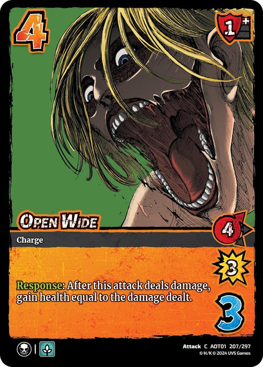 Image for Open Wide (207/297) (AOT1) - UniVersus