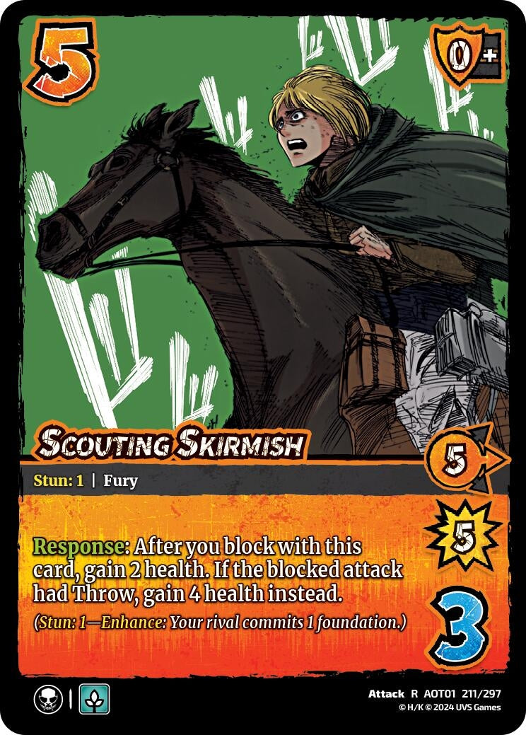 Image for Scouting Skirmish (211/297) (AOT1) - UniVersus