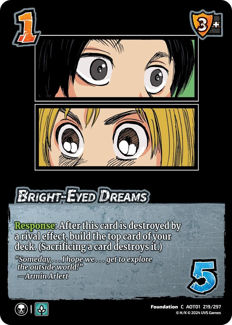 Image for Bright-Eyed Dreams (219/297) (AOT1) - UniVersus