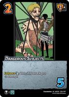 Dangerous Subjects - Attack on Titan: Battle for Humanity (AOT01) | Red Riot Games CA