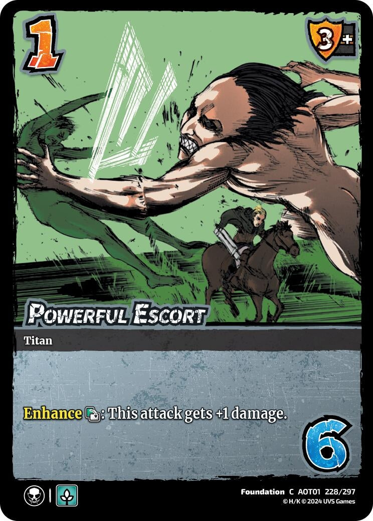 Image for Powerful Escort (228/297) (AOT1) - UniVersus
