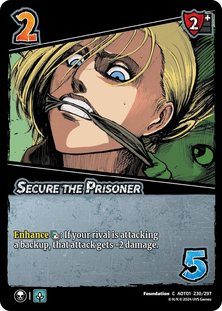 Image for Secure the Prisoner (230/297) (AOT1) - UniVersus