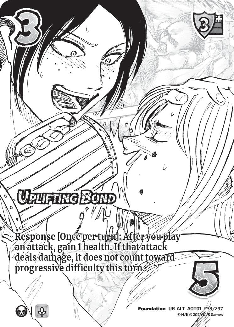 Image for Uplifting Bond (Alternate Art) (233/297) (AOT1) - UniVersus