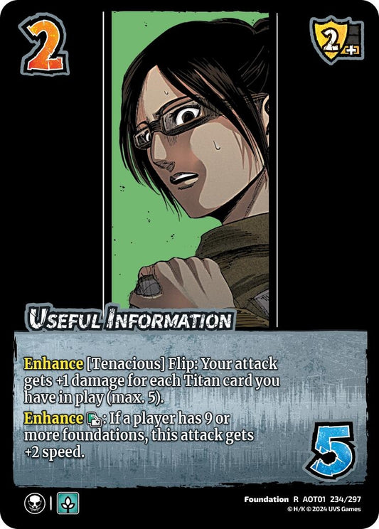Image for Useful Information (234/297) (AOT1) - UniVersus