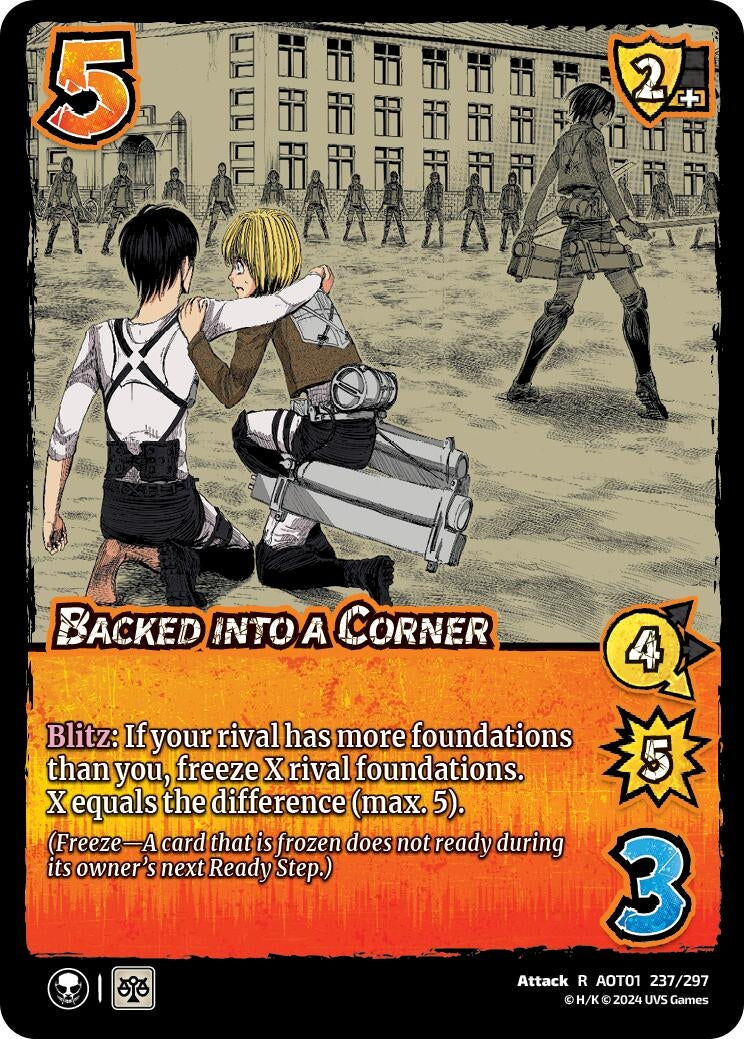 Image for Backed into a Corner (237/297) (AOT1) - UniVersus