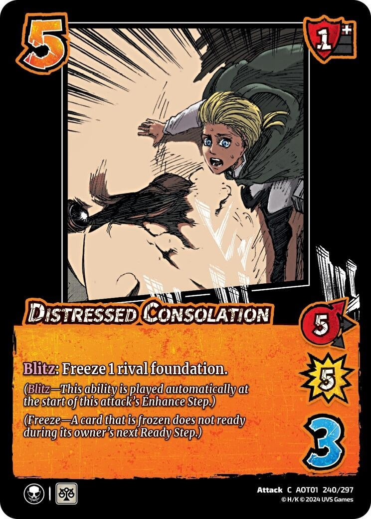 Image for Distressed Consolation (240/297) (AOT1) - UniVersus