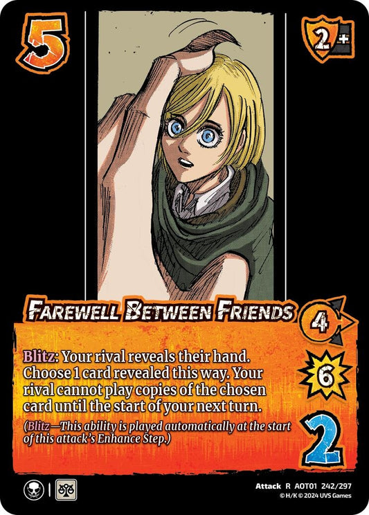 Image for Farewell between Friends (242/297) (AOT1) - UniVersus