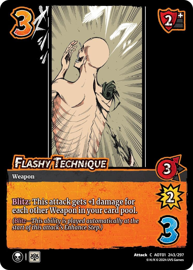 Image for Flashy Technique (243/297) (AOT1) - UniVersus