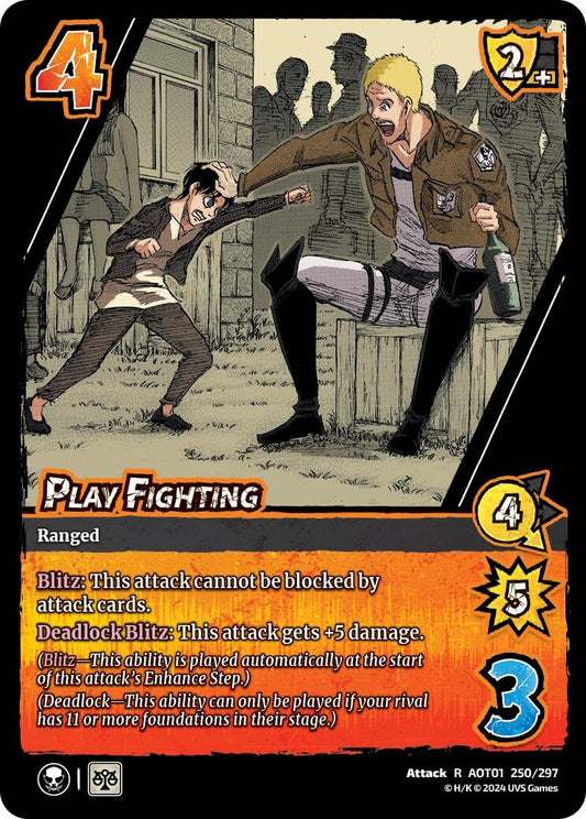 Image for Play Fighting (250/297) (AOT1) - UniVersus