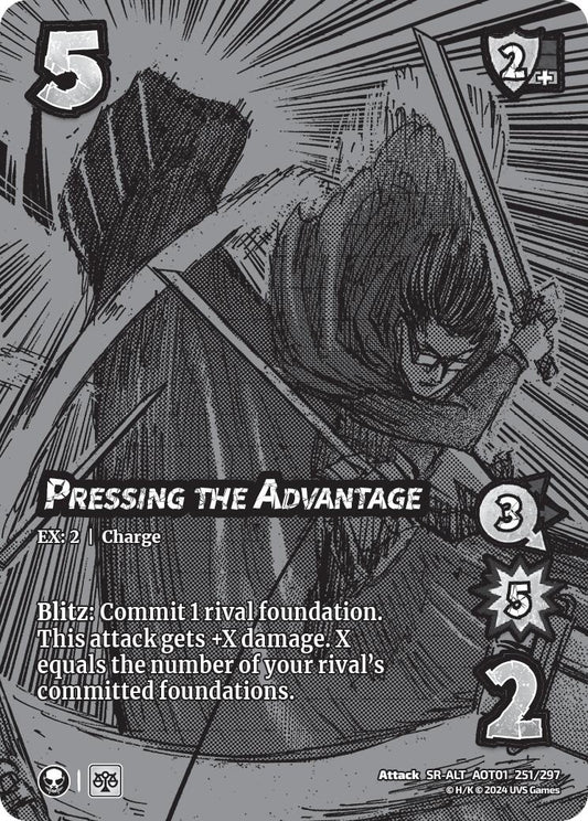 Image for Pressing the Advantage (Alternate Art) (251/297) (AOT1) - UniVersus
