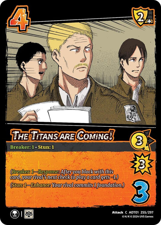 Image for The Titans are Coming! (255/297) (AOT1) - UniVersus