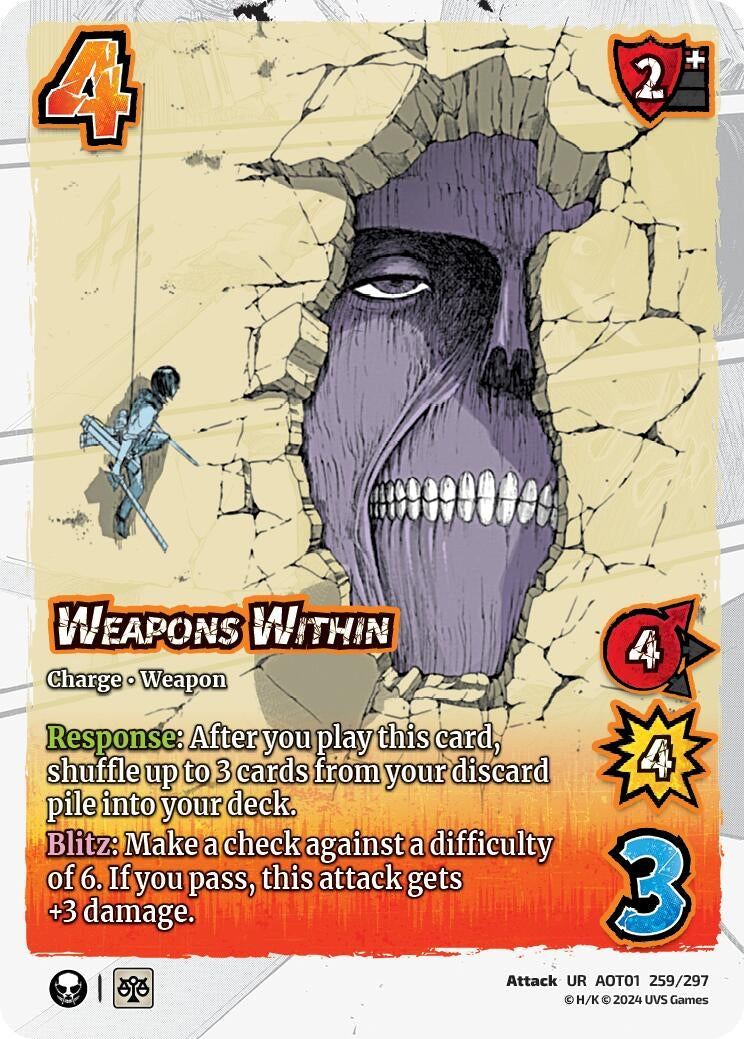 Image for Weapons Within (259/297) (AOT1) - UniVersus