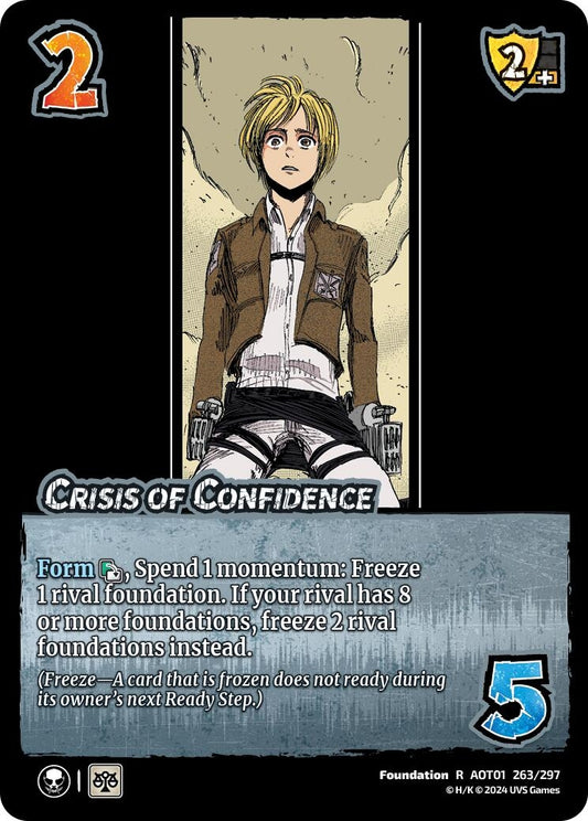 Image for Crisis of Confidence (263/297) (AOT1) - UniVersus