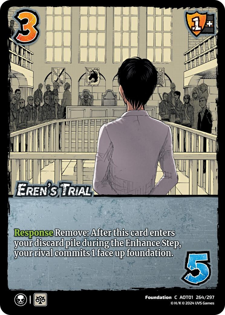 Image for Eren's Trial (264/297) (AOT1) - UniVersus