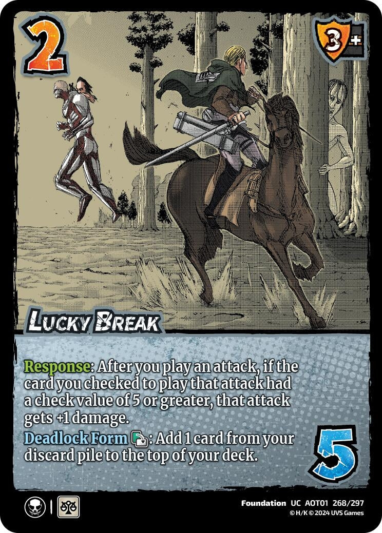 Image for Lucky Break (268/297) (AOT1) - UniVersus